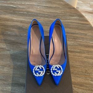Gucci Deep Zaffiro Pump - size 38